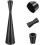 2Pcs Taper Candle Holder Tea Light Iron Candlestick Ornament L 11