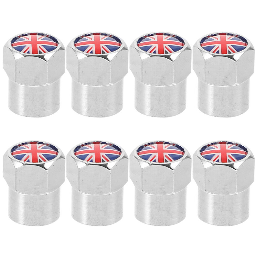 16 Pcs Uk Flag Tire Valve Stem Caps Automotive Exterior Accessories 033787630870