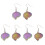 3 Pairs Brain Earrings Creative Ear Dangler Jewelry 2