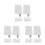 6 Pcs Heavy Duty Concealed Hinges For Kitchen Cabinet Doors 10