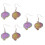3 Pairs Brain Earrings Creative Ear Dangler Jewelry 7