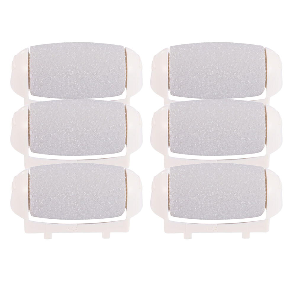 Happyyami 18 Pcs Replacement Roller Heads For Electronic Foot File (Grey)