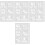 4Pcs Reusable New Year Painting Stencil Template For Diy Crafts 5