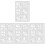 4Pcs Reusable New Year Painting Stencil Template For Diy Crafts 4