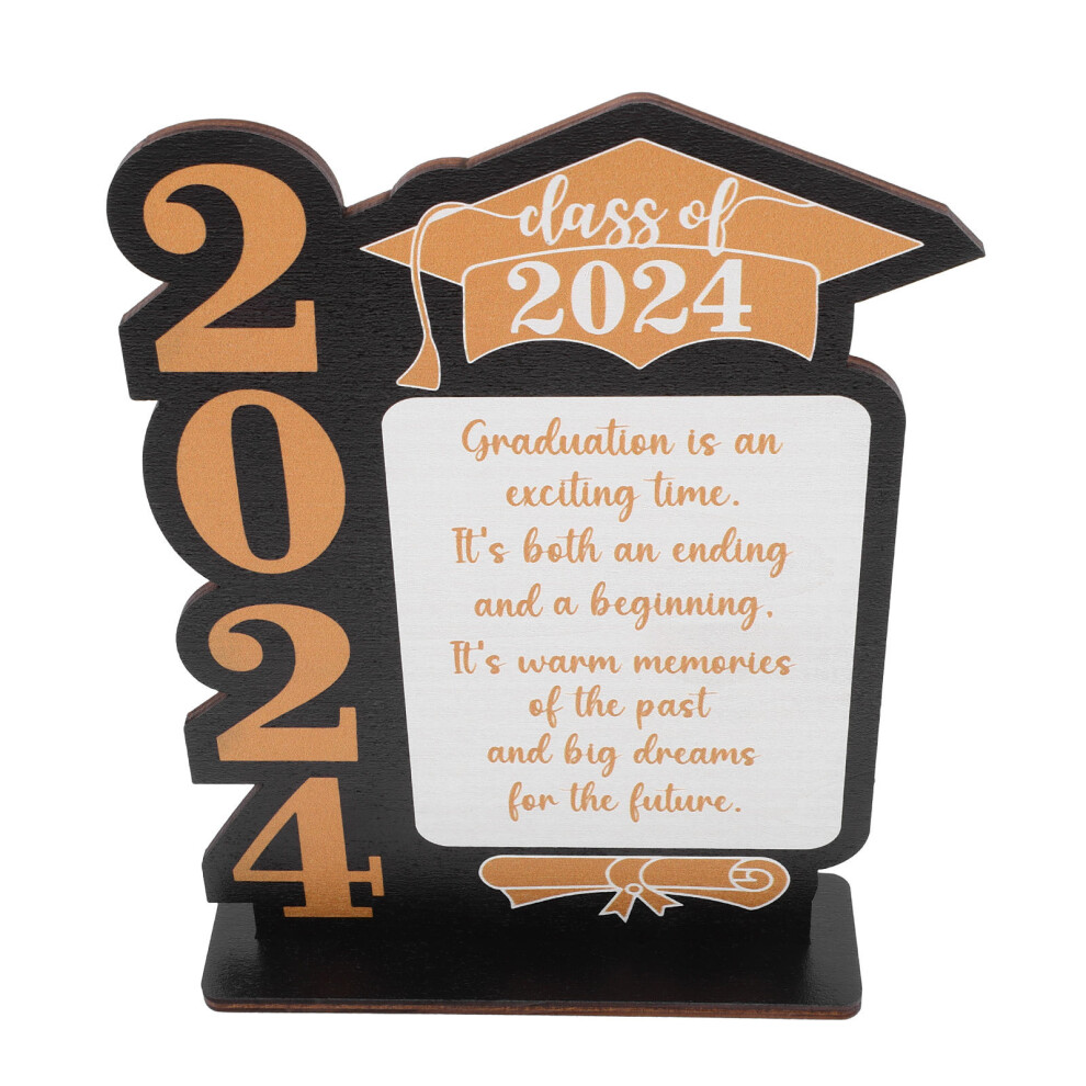 4Pcs Wooden Grad Table Picture Frame For Graduation Party Decor-image-OPC-PKXRFS7-NEW