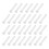 50Pcs Earrings Needle Sleeves Plastic Female Birthday Gift 7