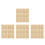 200 Sheets Retro Lined Kraft Letter Paper For Writing Handwriting B5 9