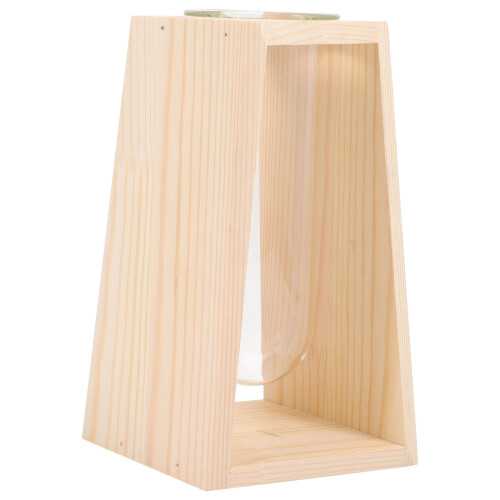 5Pcs Tabletop Hydroponic Vase With Rack For Home Use
