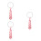 3 Pcs Creative Polyester Tie With Apple Pattern For Valentine'S Day 6