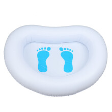 Inflatable Pool Foot Bath Basin PVC Portable Soaking Bath