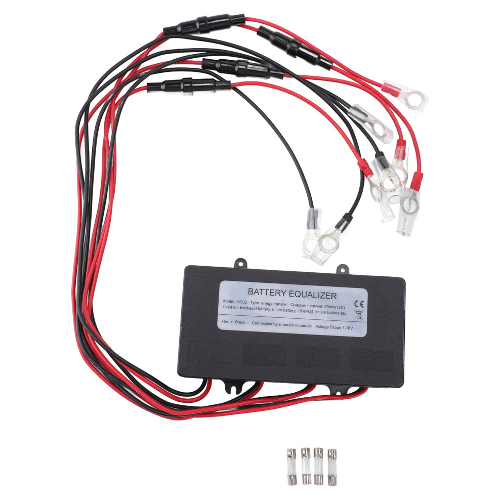 Battery Equalizer 48V 4X12v Led Display Reverse Polarity Prevention 609610684046