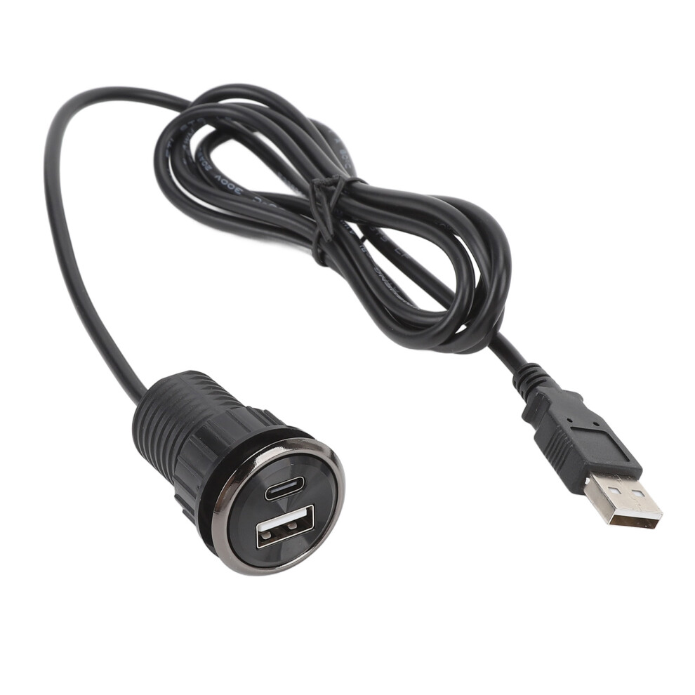 Desktop Power Strip Hidden Flush Mount 2 Usb Ports Office Table 609610683971