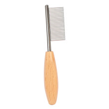Wear Resistant Dog Comb Rounded Needle Skin-Protecting Compact Grooming Tool Daily Use For Long-Haired Dogs And Cats