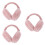 3Pcs Foldable Earmuffs Ear Warmers Unisex Winter Pink 7