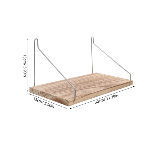 Wall Mounted Floating Shelf - Minimalist Display For Books And Plants 1