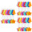 72 Pcs Safety Reflector Pendants Star Tree Shaped For Backpacks Clothes 6