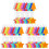 72 Pcs Safety Reflector Pendants Star Tree Shaped For Backpacks Clothes 2