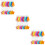 72 Pcs Safety Reflector Pendants Star Tree Shaped For Backpacks Clothes 9