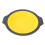 (Yellow) Silicone Cake Pan Foldable Quick Release Round Baking Pan Yellow 1