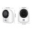 (EU plug,White)Mini Desktop Space Heaters Portable Double Safety Energy Saving Household Supply 4