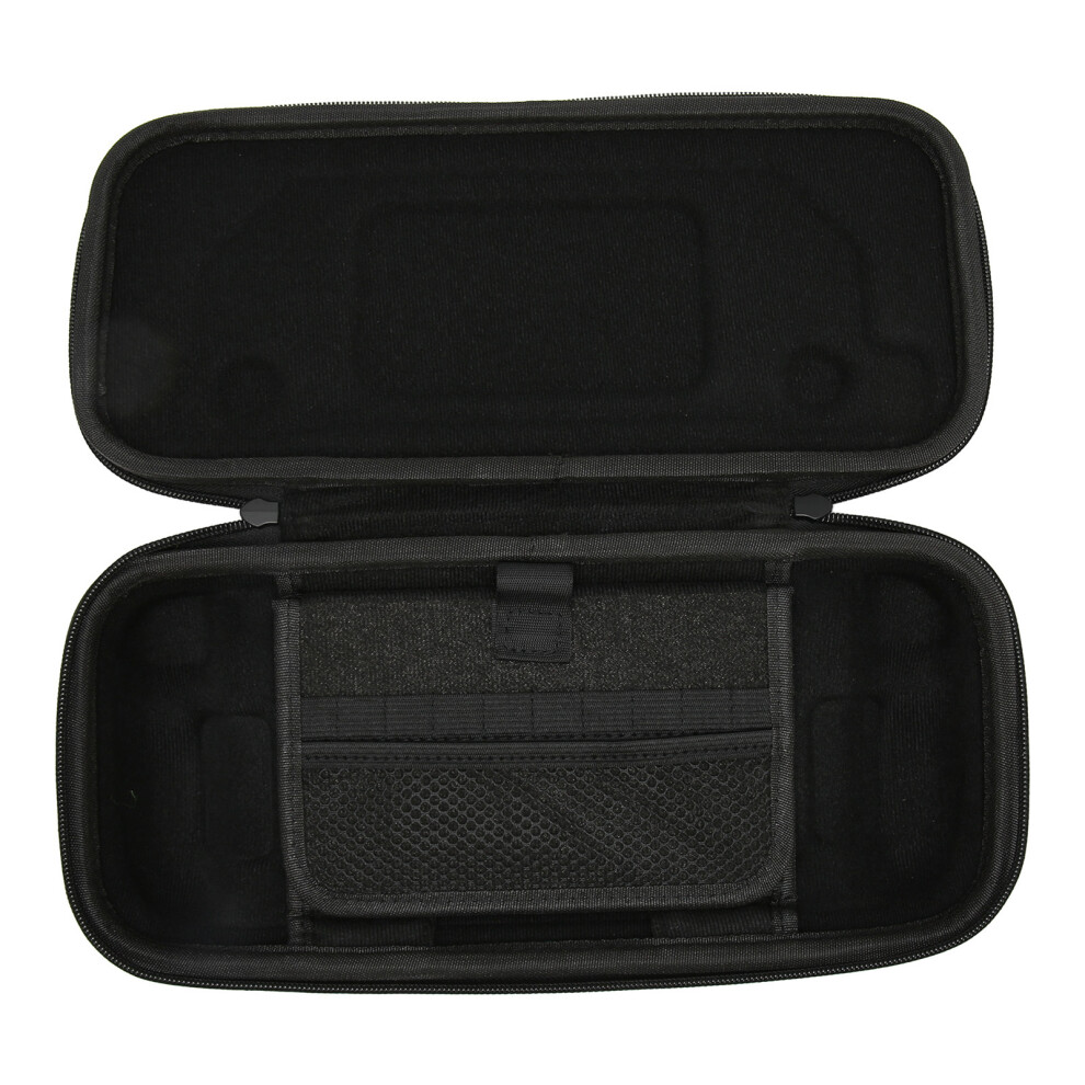 Travel-Friendly Hard Shell Carry Case With Storage & Stand For Steam Deck Black 6911352137952