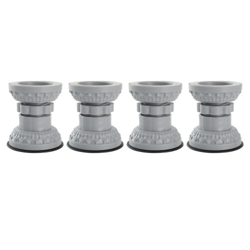 4 Pcs Washing Machine Anti Vibration Pad Shock Absorbing Adjustable