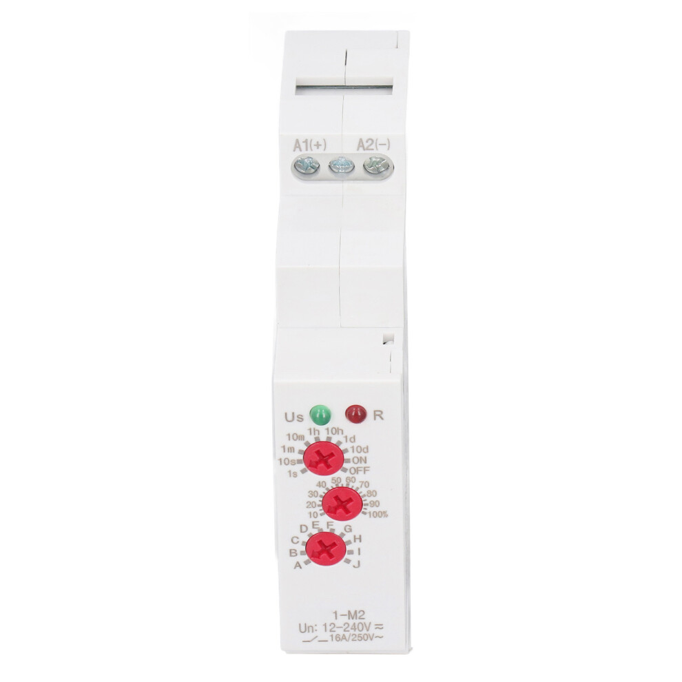 Ac/Dc 12-240V Normally Open Din Rail Time Relay Delay Timer Multi-Function 4021352138186