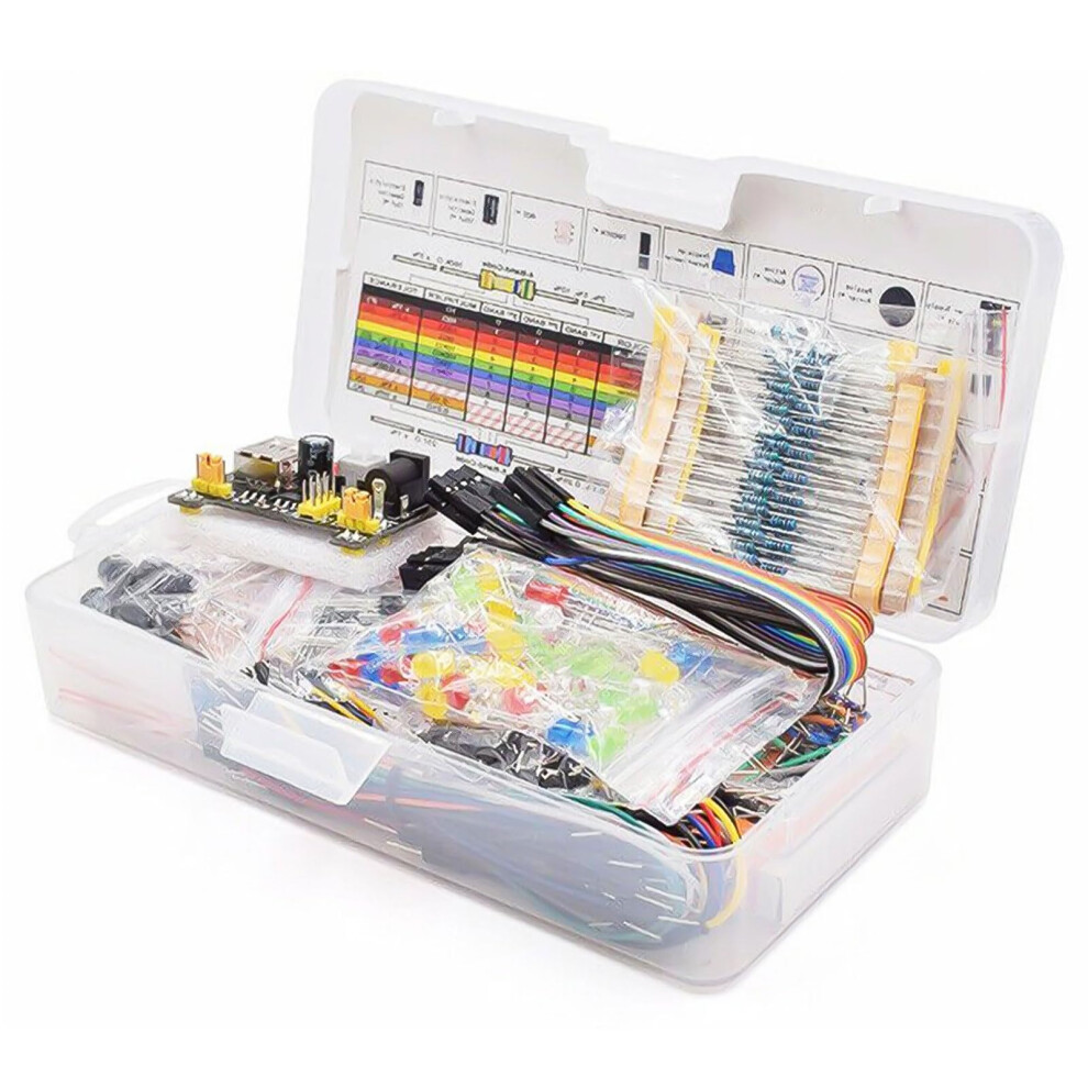 Compatible With R3 Small Breadboard Set 830 Connection Points For Electronics Prototyping Daily Use Beginner To Hobbyist 9084446238822