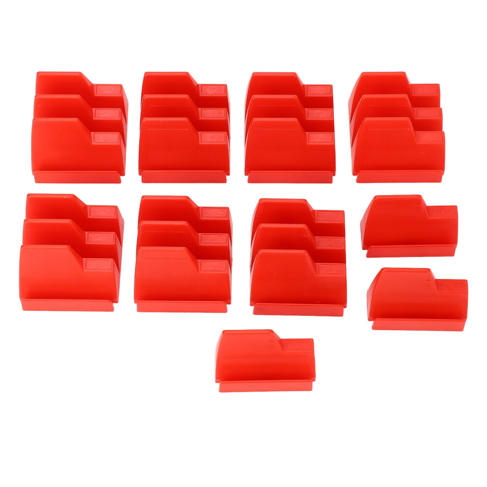 (Red) Wrench Holder 23-Wrench Modular Space-Saving Organizer Red 609610692003