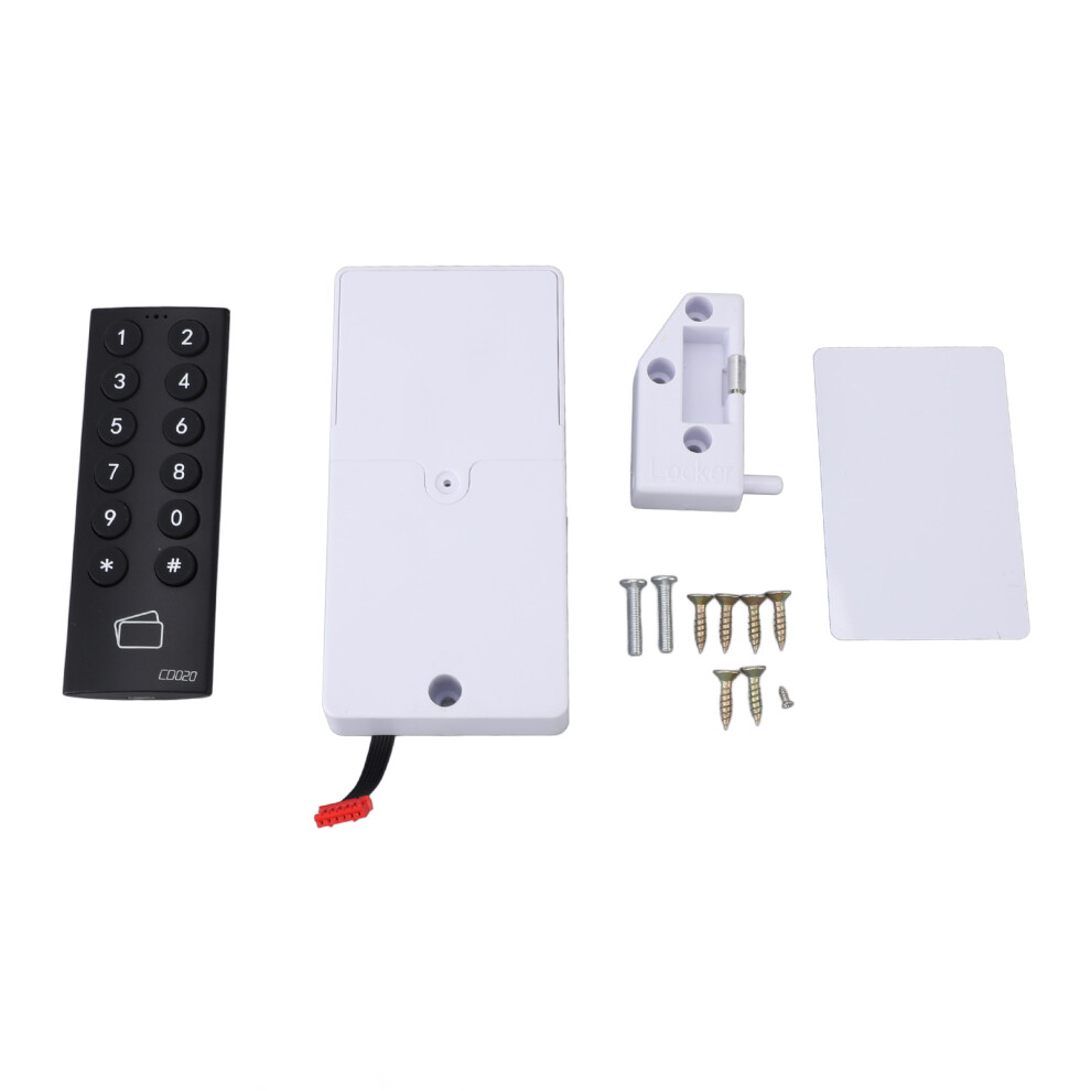 Smart Touch Keypad Cabinet Lock For Wardrobe File Cabinet Black 609610692850