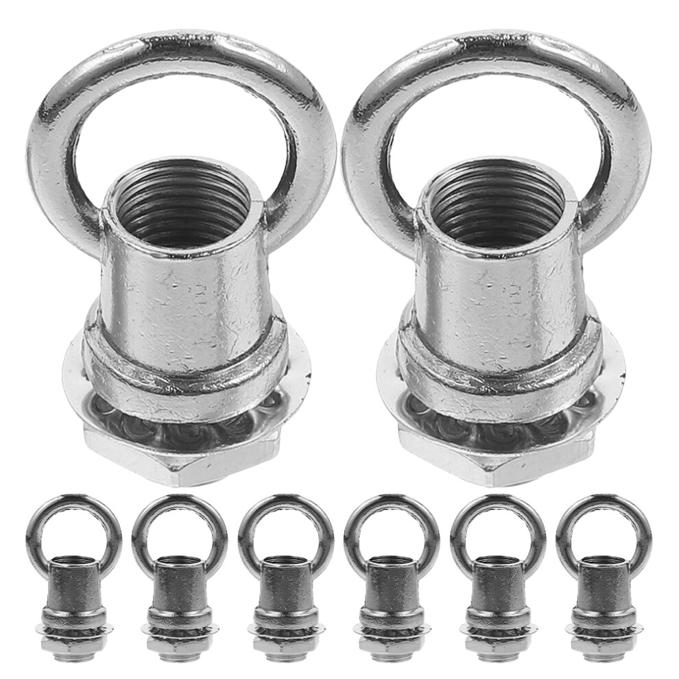 24 Pcs M10 Threaded Hook Rings For Pendant Light Fixtures Metal Chain 033394905194