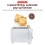2-Slice Stainless Steel Smart Toaster 6 Temperature Settings 4