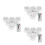 18 Pcs Smokeless Electronic Candle Light For Home - Warm White 8