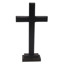 3Pcs Solid Wood Cross Shape Religious Home Decoration Wall Pendant