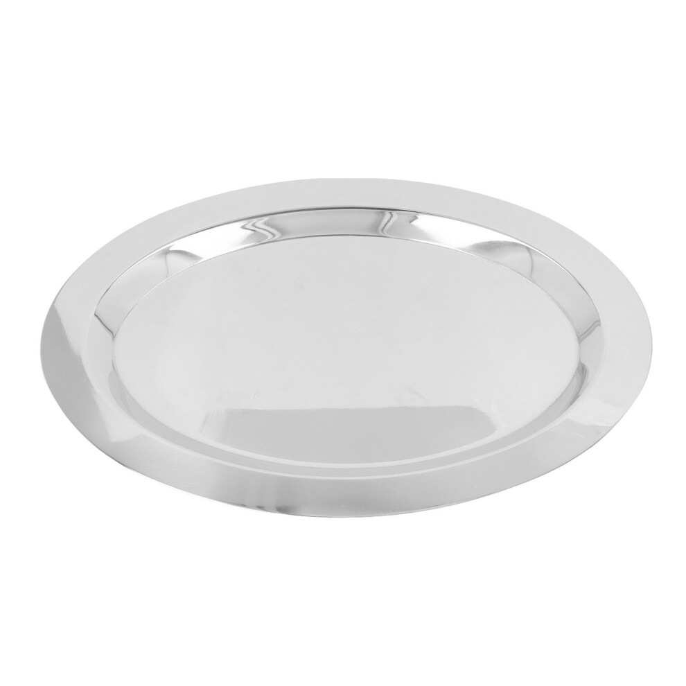 (Round Shape (16.9in)) 304 Stainless Steel Egg Shape Serving Platter 18.1in-image-OPC-PKXS2F5-NEW