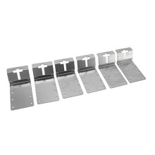 6PCS T Post Bracket 3 Inch Heavy Duty Carbon Steel