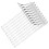 20 Pcs Twisted Clear Pendant Decoration 1