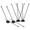 8 Pcs Mini Flag Holder: Solid Flagpole Base For Desk Table Indoor Use 2