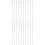 20 Pcs Twisted Clear Pendant Decoration 7