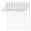 20 Pcs Twisted Clear Pendant Decoration 2