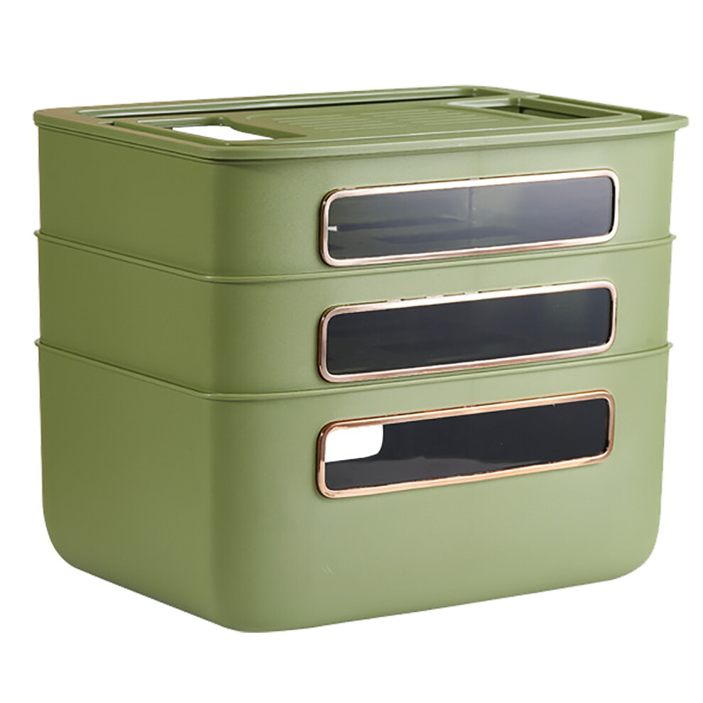 (Dark Green) Wifi Router Storage Box Cable Management Organizer Box Dark Green 609610697473