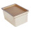 Stackable Plastic Storage Bin with Lid for Pantry Bedroom Bathroom 2