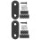 24 Pcs Flat Metal Corner Brackets For Shelves Mending 7