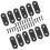 24 Pcs Flat Metal Corner Brackets For Shelves Mending 3