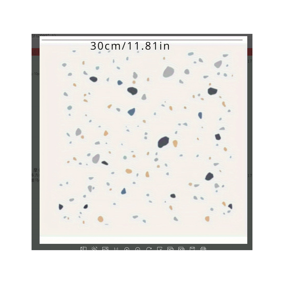 (Ftâ1088) 10Pcs Waterproof Slip Resistant Pvc Floor Stickers Bathroom Kitchen 609610698357