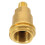 3Pcs Brass Tank Adapter Detachable Gas Cylinder Converter 3