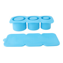(Green) 3-Size Dishwasher Safe Silicone Ice Tray 30oz 40oz Cup Blue