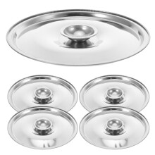 20 Pcs 12Cm Stainless Steel Seasoning Pot Lid For Oil Containers