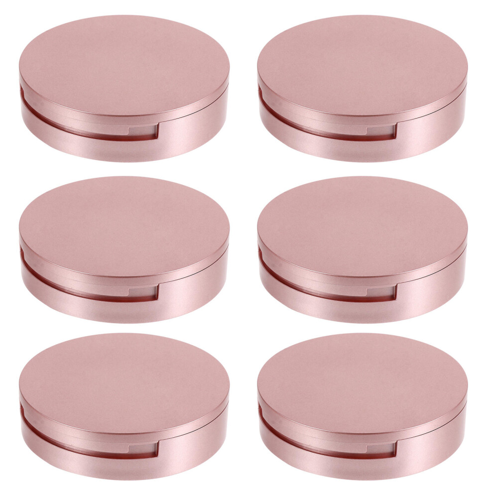 Inoomp 12 Pcs Round Eyelash Packaging Box With Mirror