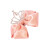 dreidimensionaler bogen-haarreif mit krone für kinder (pink) 4